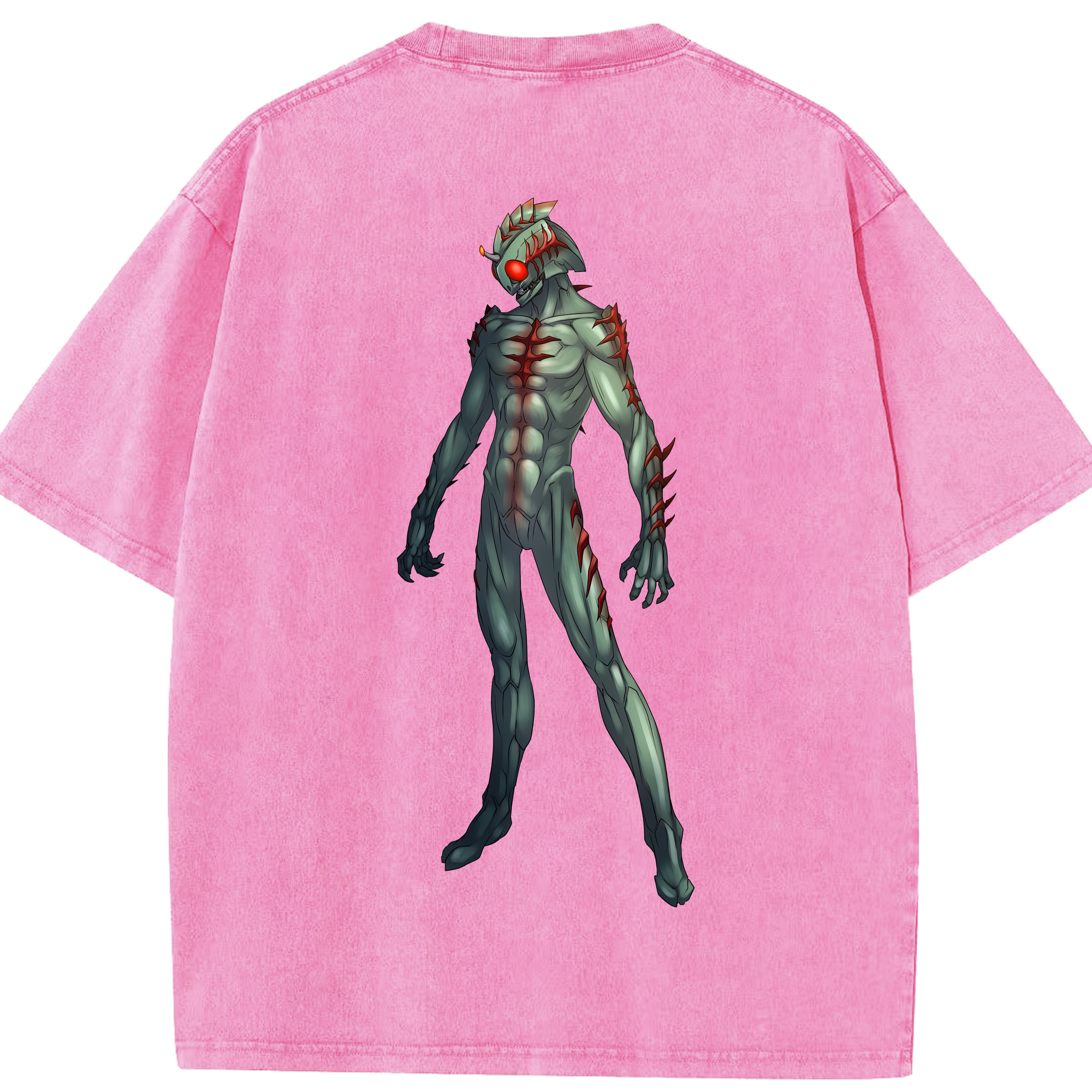 （画像用） ウルトラマン Ultraman 綿100% ヴィンテージ風 半袖Tシャツ（背面プリント）